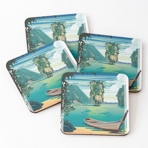 Item preview, Thailand -  Island vintage poster designed and sold by asamijess.