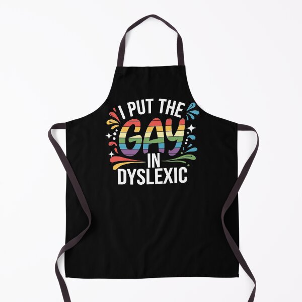 Item preview, I Put The Gay In Dyslexic - A funny gift for those proud to be themselves and love mixing humor with LGBTQ+ pride. designed and sold by ZyziowskyArt.
