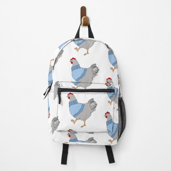 Item preview, Grey Chicken wearing a Blue Sweater designed and sold by Sweet-Stitches.