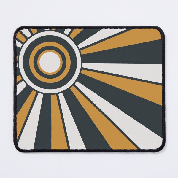 Item preview, Retro Sun blast - India yellow designed and sold by Fuzzdandy Designs.