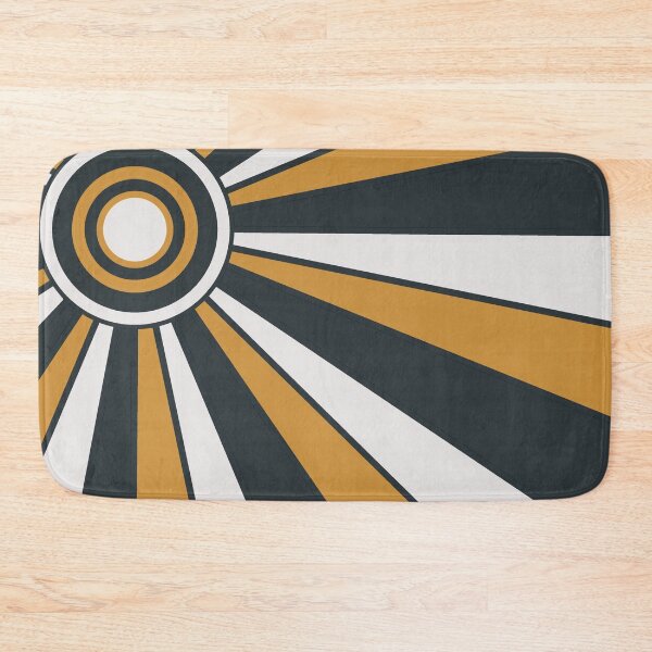 Item preview, Retro Sun blast - India yellow designed and sold by Fuzzdandy Designs.