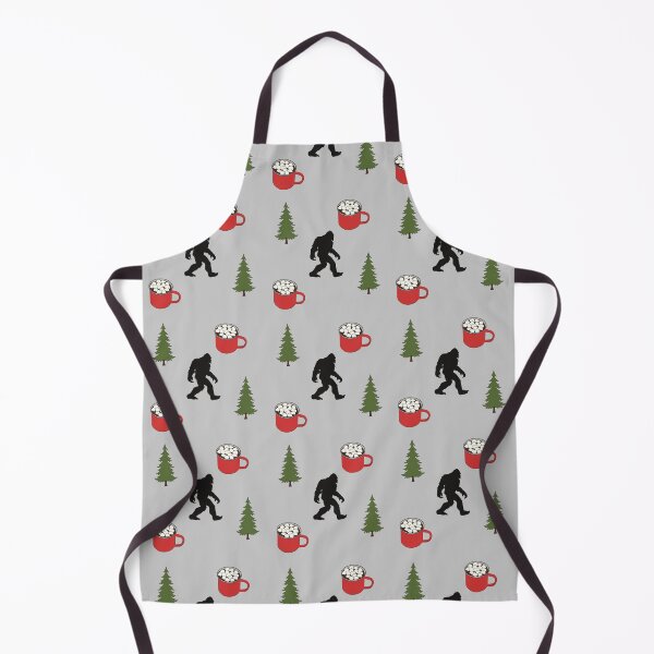 Item preview, Bigfoot, Hot Cocoa, Pine Tree, Outdoors Pattern designed and sold by Skull Fern.