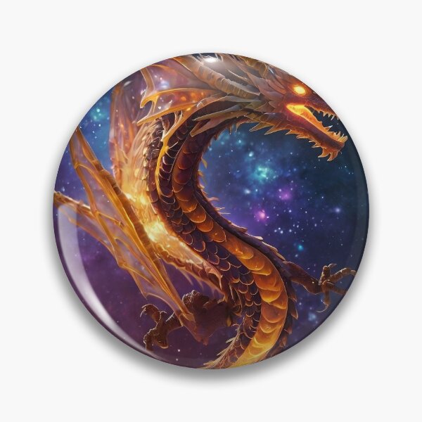 Item preview, "Cosmic Inferno Majestic Dragon's Fury" designed and sold by StickerFrenzied.