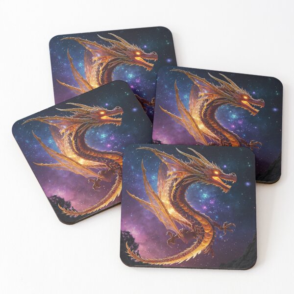Item preview, "Cosmic Inferno Majestic Dragon's Fury" designed and sold by StickerFrenzied.