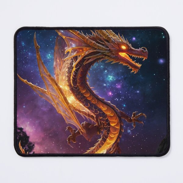 Item preview, "Cosmic Inferno Majestic Dragon's Fury" designed and sold by StickerFrenzied.