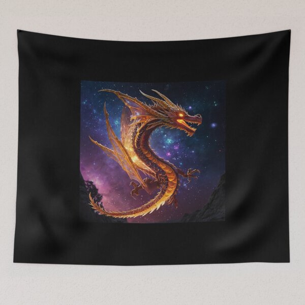 Item preview, "Cosmic Inferno Majestic Dragon's Fury" designed and sold by StickerFrenzied.