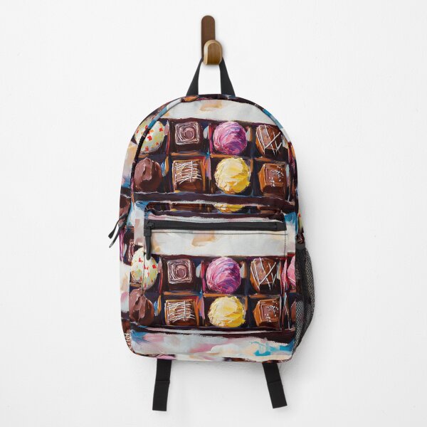 Item preview, Colorful Chocolate Truffles - Unique Toppings and Elegant Arrangement AI Generated Abstract Art designed and sold by OlfactoART Studio.