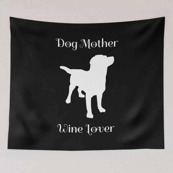 Item preview, Dog Mother Wine Lover Cute designed and sold by Superhero Gear.