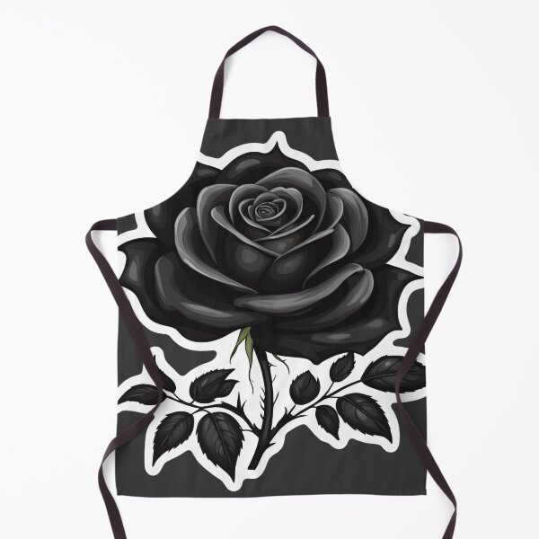 Aperçu de l'œuvre Rose noire Fleur esthétique gothique sombre créée et vendue par MadnessEnvelope.