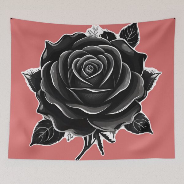 Item preview, Black Rose Goth Flower designed and sold by MadnessEnvelope.