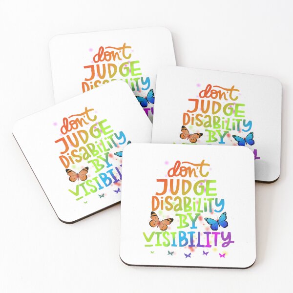 Item preview, Don’t Judge Disability on Visibility designed and sold by FranettiArt.