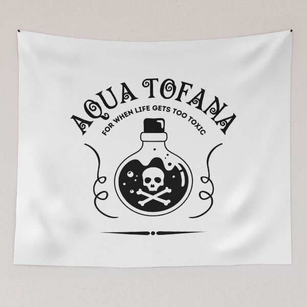 Item preview, Aqua Tofana: For When Life Gets Too Toxic - Dark Humor Self-Care designed and sold by DesignDazzles.