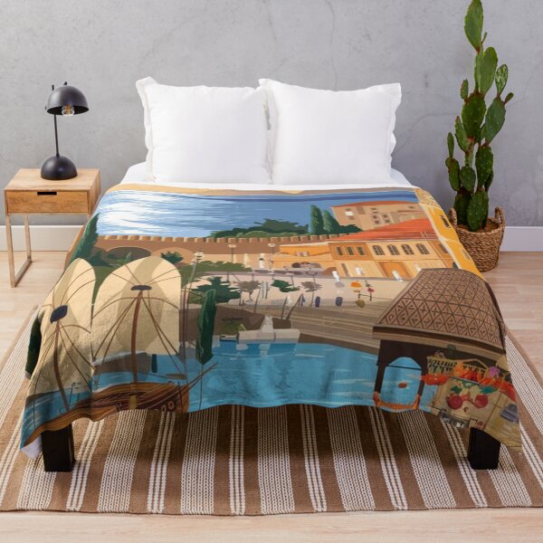 Item preview, Izmir Vintage Travel Poster designed and sold by TravelerRat.