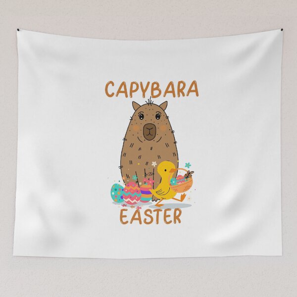 Item preview, Easter Humor Capybara designed and sold by Sartoris Art.