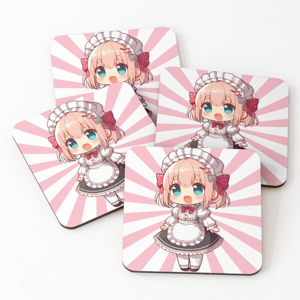 Item preview, Kawaii Chibi Maid with Cute Face designed and sold by LWOI.