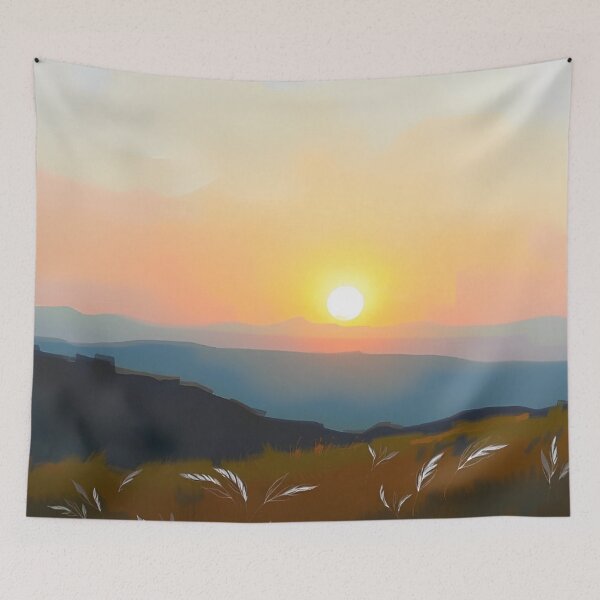Item preview, Aura dorada sobre la tierra designed and sold by AJSRPrints.