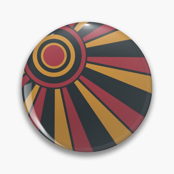 Item preview, Retro Sun blast - Rectory Red designed and sold by Fuzzdandy Designs.