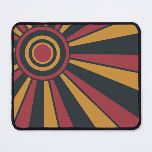 Item preview, Retro Sun blast - Rectory Red designed and sold by Fuzzdandy Designs.