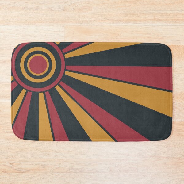 Item preview, Retro Sun blast - Rectory Red designed and sold by Fuzzdandy Designs.