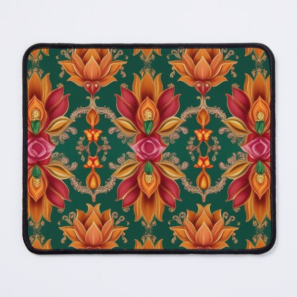 Item preview, Saffron and Rose Petal Elegance: Floral Pattern designed and sold by MyriadVoices.