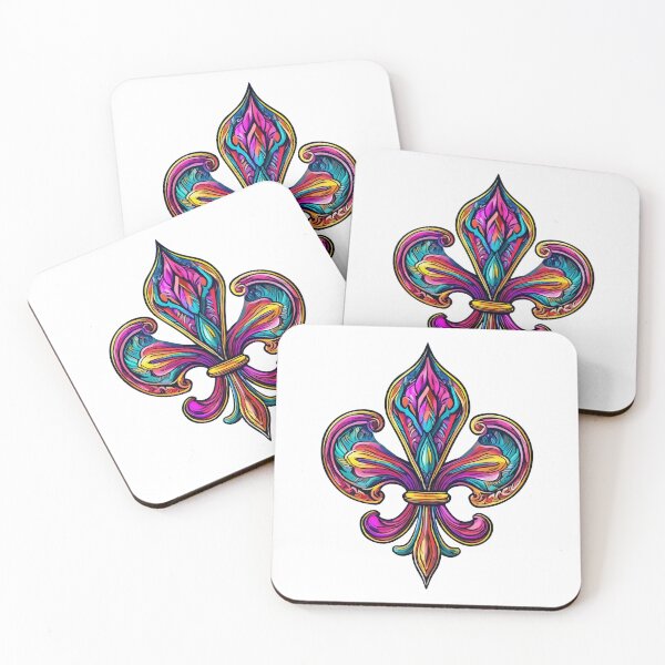 Item preview, Fleur-de-lys watercolor designed and sold by Grypis.