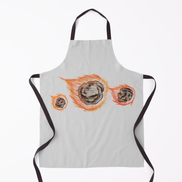 Item preview, Fiery Asteroids in Space, No quotes - T-Shirts, Stickers, Posters designed and sold by MechanicalART.