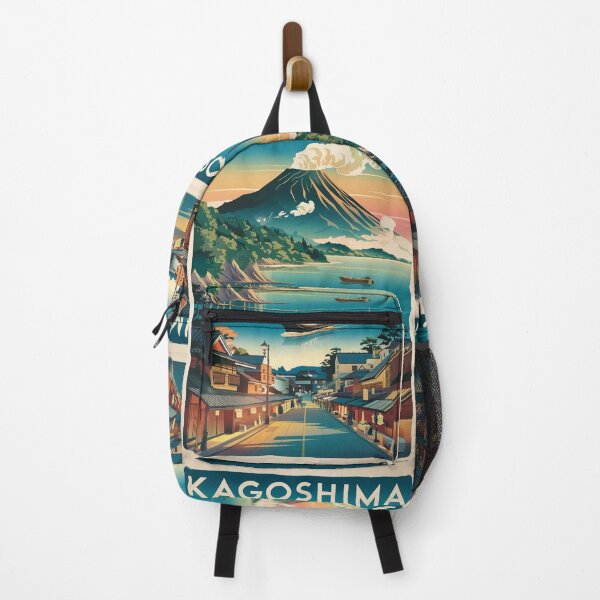 Item preview, Kagoshima Vintage Travel Poster designed and sold by TravelerRat.