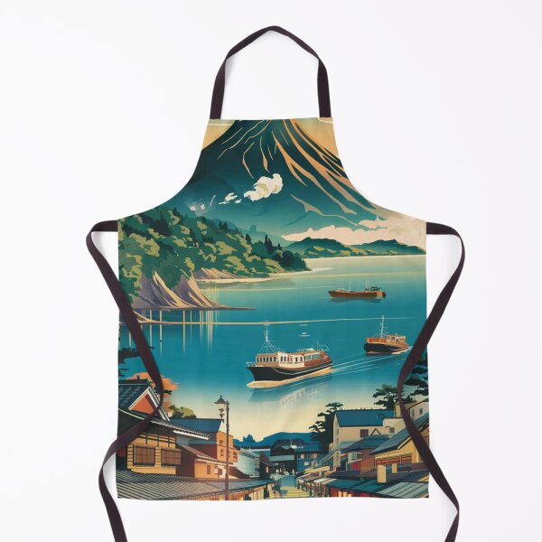 Item preview, Kagoshima Vintage Travel Poster designed and sold by TravelerRat.