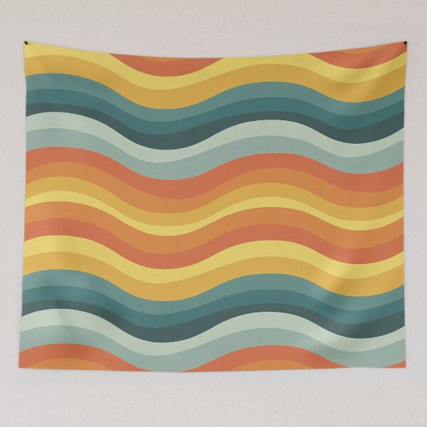 Item preview, Rainbow Wave Patterns designed and sold by Haji  Kamora.