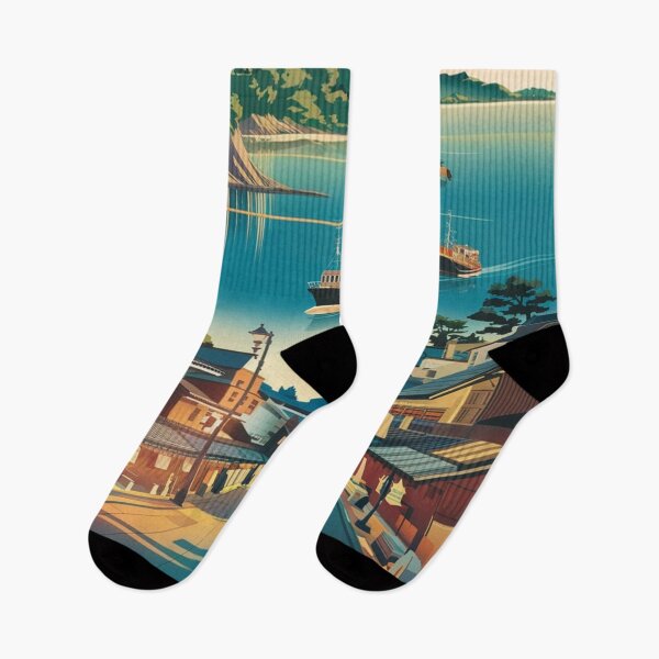 Item preview, Kagoshima Vintage Travel Poster designed and sold by TravelerRat.