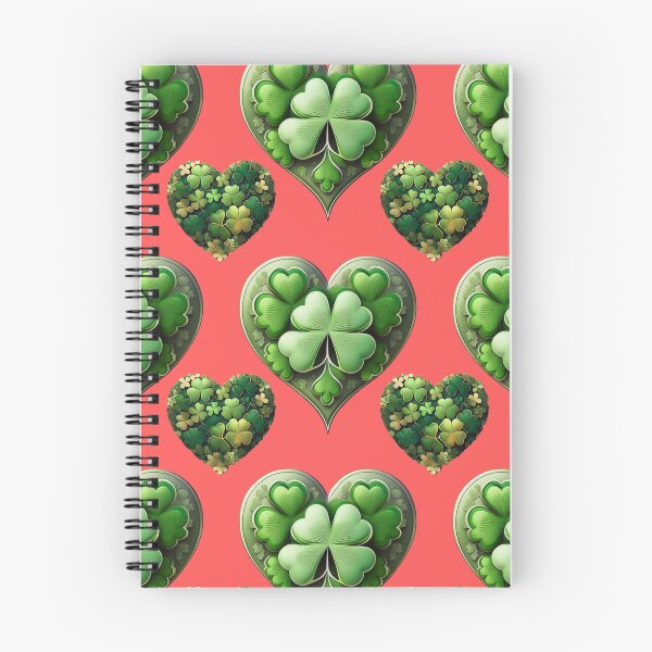 Item preview, Shamrock Spirit: A harmonious pattern featuring shamrocks of various sizes and shades of green, arranged in hearts to give a pleasing and balanced design. designed and sold by Grang Art Artistic Designs.