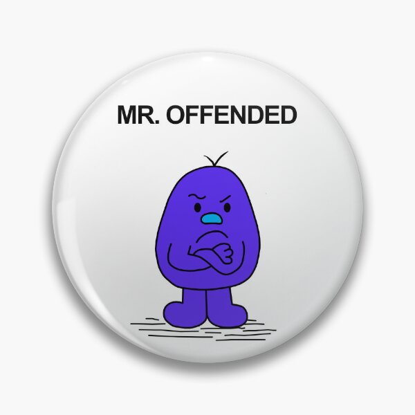 Item preview, Mr. offended Mr Men designed and sold by Scat the cat.