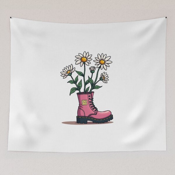 Item preview, Flowers in Pink Boot designed and sold by jkrphoto.