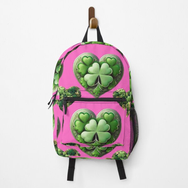 Item preview, Shamrock Sparkle: A harmonious pattern featuring shamrocks of various sizes and shades of green, arranged in hearts to give a pleasing and balanced design. designed and sold by Grang Art Artistic Designs.