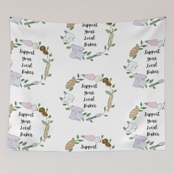 Item preview, Support Your Local Baker designed and sold by Sweet-Stitches.