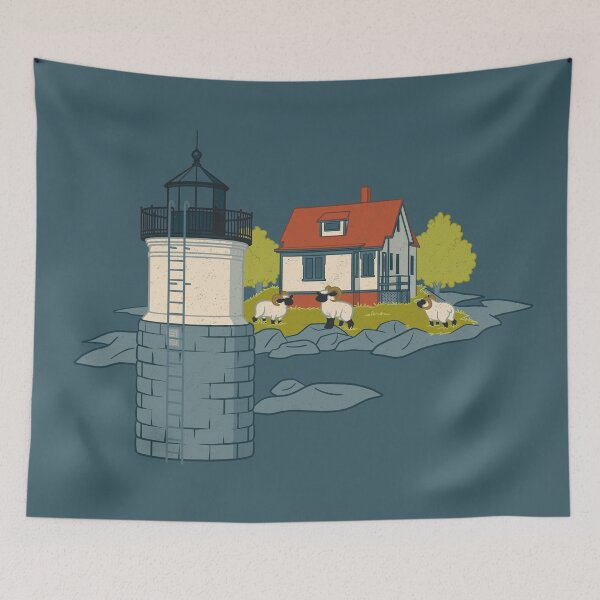 Item preview, Ram Island Light designed and sold by JadaFitch.