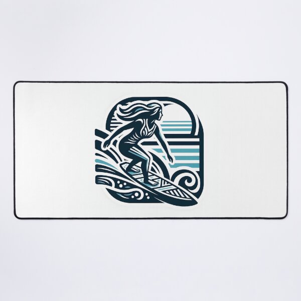 Item preview, surfing wave in ocean enjoying holidays designed and sold by vectorillus.