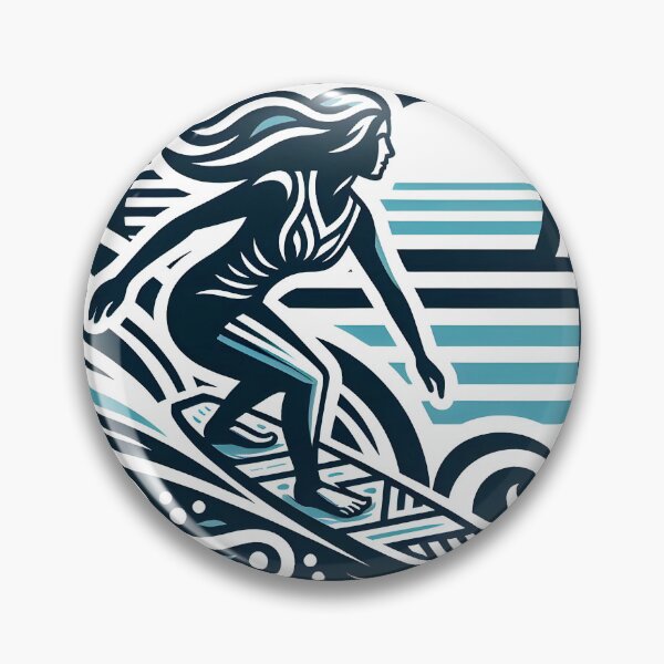 Item preview, surfing wave in ocean enjoying holidays designed and sold by vectorillus.