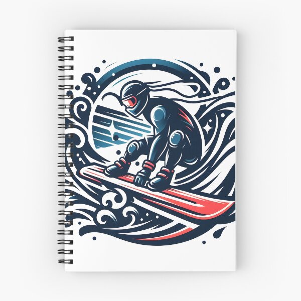 Item preview, surfing wave in ocean enjoying holidays designed and sold by vectorillus.