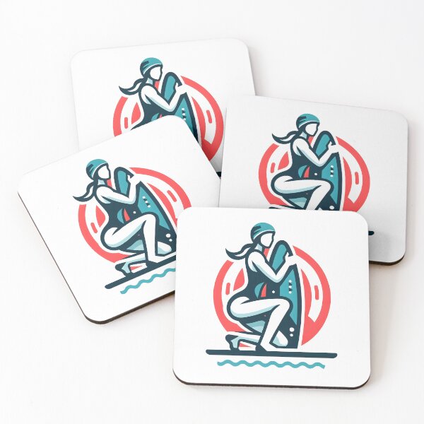 Item preview, surfing wave in ocean enjoying holidays designed and sold by vectorillus.