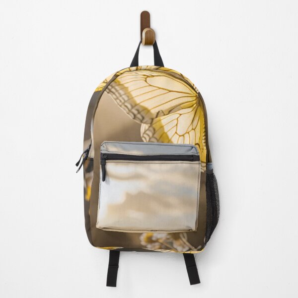 Item preview, Vibrant Yellow Butterfly Against a Misty Morning Sky designed and sold by MyriadVoices.