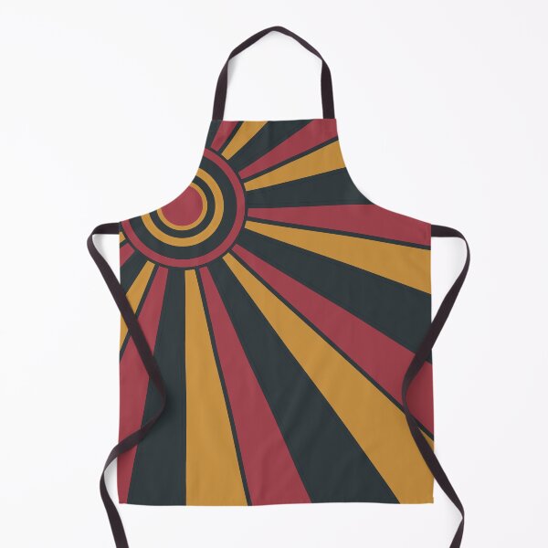 Item preview, Retro Sun blast - Rectory Red designed and sold by Fuzzdandy Designs.