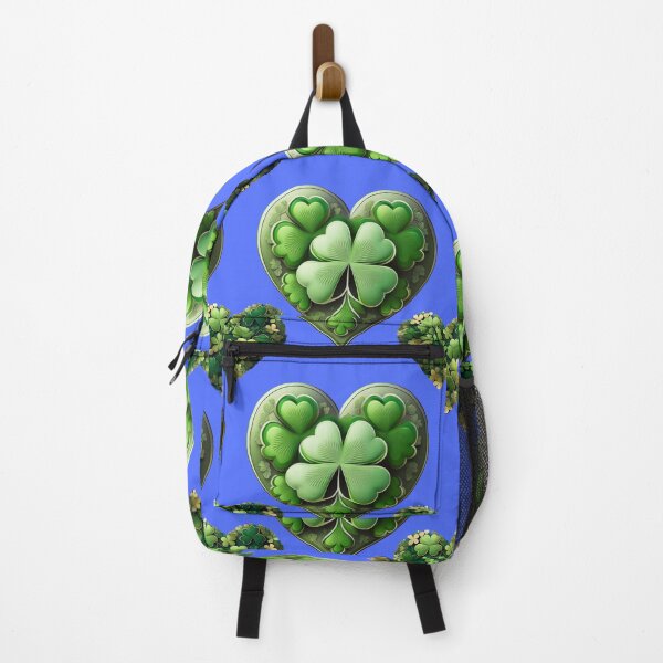 Item preview, Shamrock Dazzle: A harmonious pattern featuring shamrocks of various sizes and shades of green, arranged in hearts to give a pleasing and balanced design. designed and sold by Grang Art Artistic Designs.