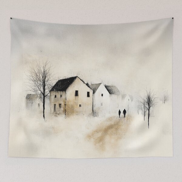 Item preview, Vintage Winter Scene designed and sold by MaryFiore.