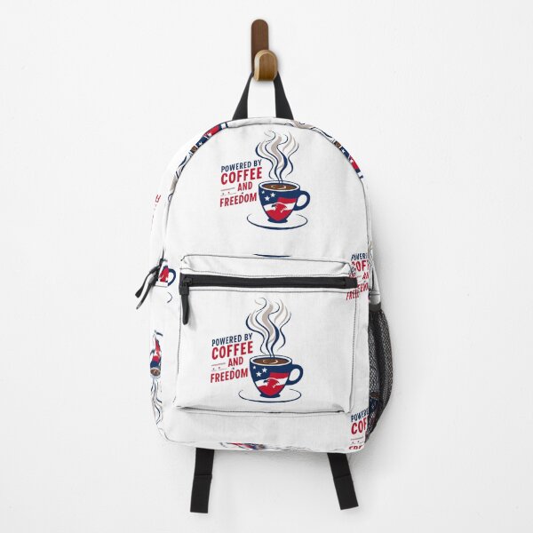 Item preview, PoweredByCoffeeAndFreedom, USAStyle, PatrioticTShirt AmericanEagleDesign, , FreedomLovers, CoffeeAddictLife designed and sold by NinaCreator.