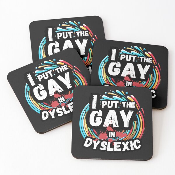 Item preview, I put the gay in dyslexic designed and sold by zingbing.