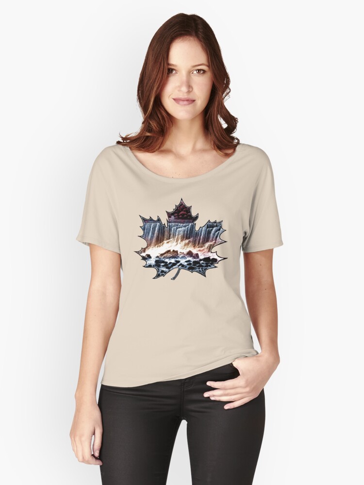 Thumbnail 1 of 3, Relaxed Fit T-Shirt, Niagara Falls Canada designed and sold by RuthSanderson.