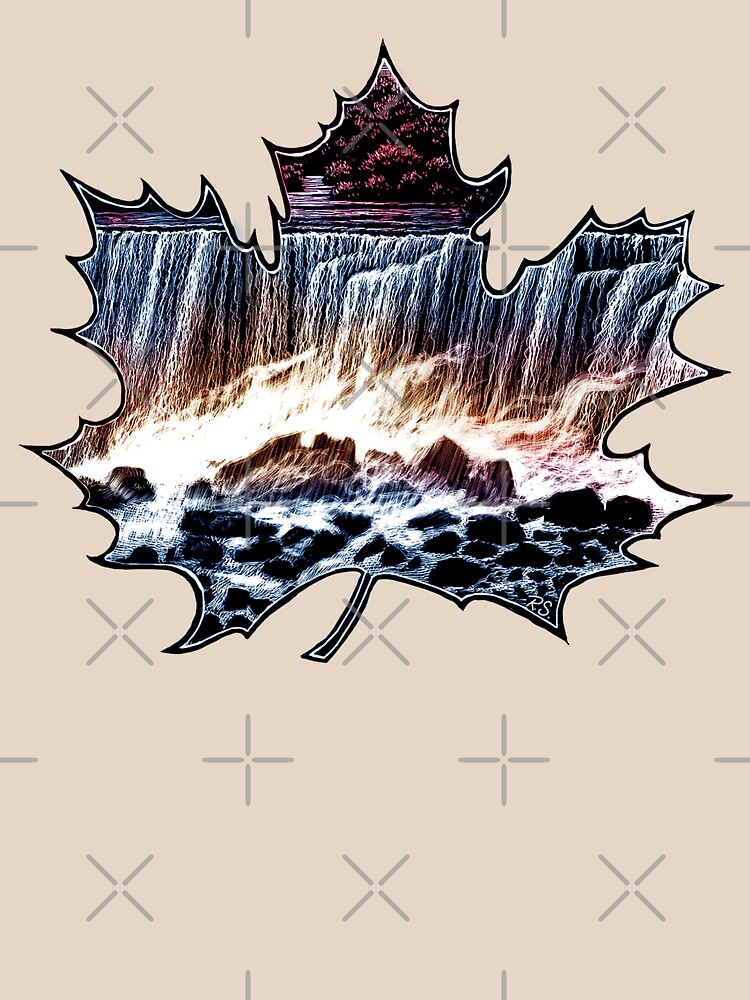 Thumbnail 3 of 3, Relaxed Fit T-Shirt, Niagara Falls Canada designed and sold by RuthSanderson.
