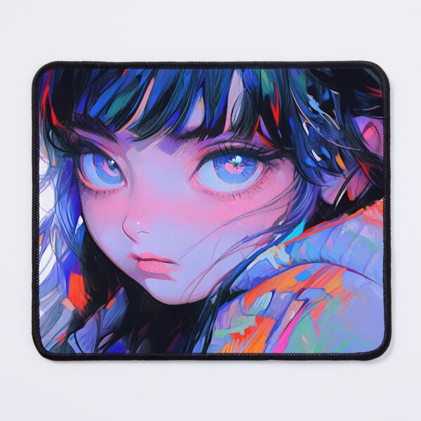 Item preview, Vivid Enigmatic Anime Girl designed and sold by bubblegoth.