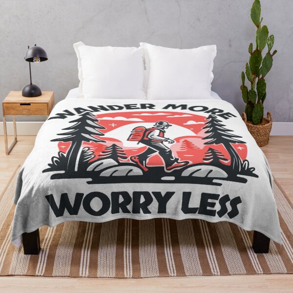 Item preview, Wander More, Worry Less designed and sold by livvestudio.
